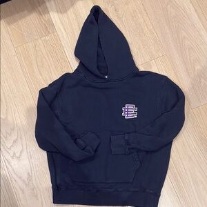 ERIC EMANUEL Navy Hoodie with Logo
